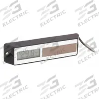 APPROVED VENDOR Surface-Mount Refrigeration Thermometer: -58°F to 158°F /-50°C to 70°C (MPN 13E396). Key specifications — Brand: APPROVED VENDOR; Display Type: Digital; Accuracy: +/-1.8°F at -4° to 86°F, Out of Range +/-3.6°F.