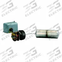 TELEMECANIQUE SENSORS Liquid Level Switch: Close On Rise, DPST-2NC, Steel (MPN 9037HG33F3Z20). Key specifications — Brand: TELEMECANIQUE SENSORS; Electrical Connection Type: Screw Clamp; Float Rod Angle: 45°; Minimum Media Specific Gravity: 0.85.