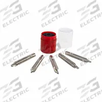 KEO Center Drill Set: Jig Bore, 5 Pc, 118°, AlTiN Coated High Speed Steel (MPN 906-001-832). Key specifications — Brand: KEO; End Type: Single End.