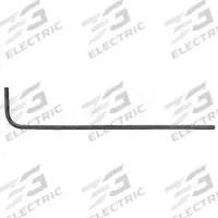 PROTO Hex Key: 0 Ball Ends, 3/8 in Tip Size, SAE, Long, Alloy Steel, Black Oxide, 3 in Handle Lg, L (MPN J46124). Key specifications — attr1205521: PROTO; attr1205526: Black Oxide.