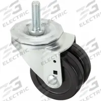 APPROVED VENDOR Stem Caster: Swivel, 3 in Wheel Dia., 7/8 in Wheel Wd, Rubber, 350 lb Load Capacity (MPN 26Y502). Key specifications — Brand: APPROVED VENDOR; Thread Size: 1/2"-13; Roll Up: Swivel.