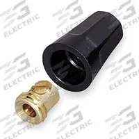 IDEAL Twist-On Wire Connectors: Black, 300 V, 100, PK (MPN 30-210). Key specifications — Brand: IDEAL; Manufacturer Part Number: 30-210; Single Wire Size - Maximum: 10 AWG; Single Wire Size - Minimum: 14 AWG; Wire Insert Opening: 1/8 in.