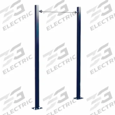 TRIACTIVE USA Horizontal Bar: 88 in Overall Ht, 62 in Overall Lg, 8 in Overall Wd - Outdoor Fitness Stations