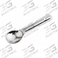 TABLECRAFT PRODUCTS COMPANY Measuring Spoon: Dry/Liquid, 0.5 tbsp Capacity, Stainless Steel, Silver (MPN 721B). Key specifications — Dry/Liquid: Dry; Material: Stainless Steel; Color: Silver; Brand: TABLECRAFT PRODUCTS COMPANY; NSF Certified: No; Graduation Subdivisions: 1/2 tsp.