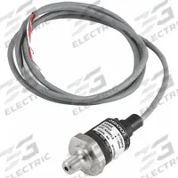 Pressure Transmitter: 0 psi to 300 psi, 4 to 20mA DC, Cable & Wire Leads, 1/8 in Male NPT, IP67 /4X (MPN G17M0142F2300#). Key specifications — Accuracy: ±0.5%; NEMA Rating: 4X; Burst Pressure: 10x Range; Calibration Certificate Included: No NIST-Traceable Calibration Certificate Included; IP Rating: IP67; Housing Material: Nylon; Output: 4 to 20mA DC; Overpressure: 2x Range.