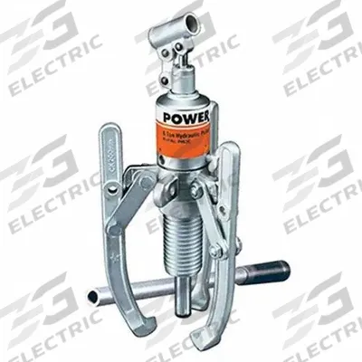 POSI LOCK Hydraulic Ram Puller: 8 ton Capacity with Attachments - Ram Puller Sets