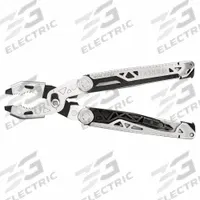 GERBER Multi-Tool: Multi-Tool Plier, 12 Tools, 4 3/4 in Closed Lg, 6 1/8 in Open Lg, Steel, Silver (MPN 31-003585). Key specifications — attr15951: GERBER; attr10312: Silver; attr15963: Stainless Steel; attr15971: Multi-Tool Plier; attr15977: Butterfly Opening; attr15981: Dual-Force; attr15985: Steel; attr519229: Full-Size.