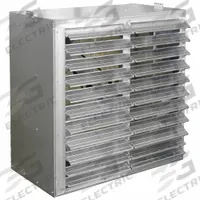 HESSAIRE Cabinet Exhaust fan with Shutter: Belt Drive, 48 in Blade, 1 hp, Totally Enclosed Air Over (MPN 48XL750TS). Key specifications — Brand: HESSAIRE; Nameplate Voltage: 208-230/460V AC; Assembly: Ships Fully Assembled.