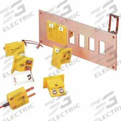 OMEGA Temperature Probe Connectors & Adapters: Panel Jack, For Type K Thermocouple Type, Mini Jack (MPN MPJ-K-F). Key specifications — attr1432251: No Clamp Included; attr1432252: No Write-On Window Included; attr1276097: Panel Jack; attr1276100: Alumel; attr1276082: Mini Jack; attr1276092: OMEGA; attr1276087: Yellow; attr1276088: Glass-Filled Nylon.
