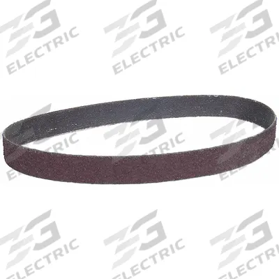 NORTON Sanding Belt: 1/8 in W x 12 in L, Aluminum Oxide, 80 Grit, X Wt Cloth Backing - General Purpose Sanding Belts for Carbon Steel & Soft Metals