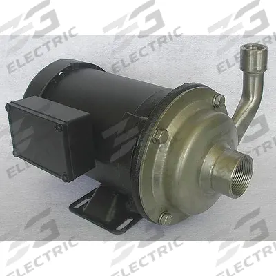 Dayton Centrifugal Pump: 304 Stainless Steel, 1/2 hp Horsepower (Max), Three Phase - Stainless Steel Housing Chemical-Resistant Centrifugal Pumps