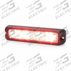 CODE 3 Warning Light: Emergency Vehicle Mini Light Bar, Amber/Blue/Red/White, 11 W Watt, Clear, LED (MPN MR24Q-RBAW). Key specifications — Brand: CODE 3; Lens Color: Clear; Number of Flash Patterns: 286; Installation Type: Permanent; Operating Voltage: 12-24V.