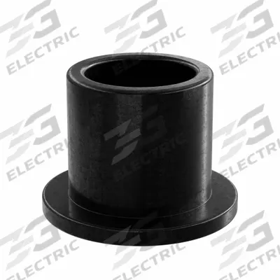 OILITE Flanged Sleeve Bearing: PEEK, 3/8 in Bore, 1/2 in OD, 1/2 in Overall Lg - Low-Friction Plastic Flanged Sleeve Bearings