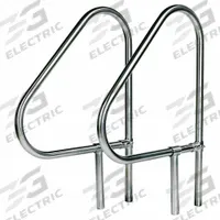 SPECTRUM Grab Rail: 26 in Setback, Dia 1.9 in, 0.065 in Thick, Adj Legs, 38 in Ht, 26 in Wd, Pike (MPN 35099-.065). Key specifications — attr997232: SPECTRUM; attr997219: Silver; attr997224: Stainless Steel; attr997229: Grab Rail; attr1011527: ADA Compliant; attr1011531: Electropolished; attr1011535: Adjustable Legs; attr1011536: 304L.