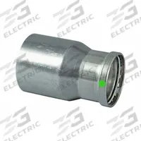 VIEGA PROPRESS Crimp Fitting: 2 1/2 in CTS x 2 in CTS Size, Straight, FTG x Press-fit, EPDM (MPN 80235). Key specifications — Brand: VIEGA PROPRESS.