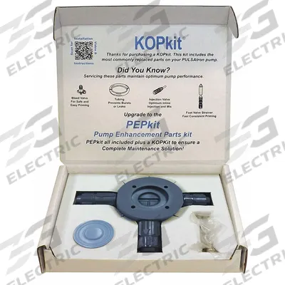 PULSATRON Pump Head Repair Kit: Mfr Part # K4VVC9, PVC - Pump Head Service Kits & Repair Parts
