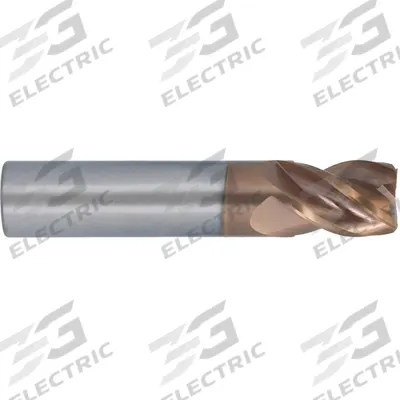 CLEVELAND Square End Mill: Carbide, T-Max Coated, 4 Flute, 7/16" Mill Dia, 5/8" LOC - Fast-Cutting Carbide Square End Mills for Stainless Steel & Super Alloys