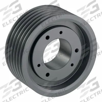 APPROVED VENDOR V-Belt Pulley: 3V650, 6 Groove, 6.5 in OD, Bushed Bore - Bushed-Bore Cast-Iron Wedge V-Belt Pulleys