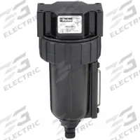 PARKER Compressed Air Filter: Particulate, 3/8 in NPT, 5 micron, 80 cfm, 250 psi Max Op Pressure (MPN 06F24BC). Key specifications — attr110055: 06F; attr110008: PARKER.