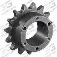 TRITAN Sprocket: For 60 Chain, 15 Teeth, 3.607 in Pitch Dia, 3.98 in Outside Dia, Steel (MPN 60SH15H). Key specifications — Brand: TRITAN; Required Bushing Series: SH.