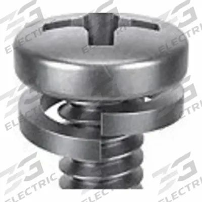SEMS Screw: Split Lock, M6x1.00 Thread Size, 25 mm Lg, Stainless Steel, Passivated - Machine Screws with Split Lock Washers