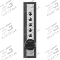 SIMPLEX Cabinet Lock: Satin Chrome, Spring Latch, 5 1/4 in Body Ht, 7/8 in Body Wd, 3/4 in Body Dp (MPN C960226D41). Key specifications — Finish: Satin Chrome; Latch Type: Spring Latch; Brand: SIMPLEX; Manufacturer Part Number: C960226D41.