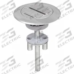 HUBBELL WIRING DEVICE-KELLEMS Fire Rated Poke Through: Round, (3) 3/4 in For Conduit Sizes, Aluminum (MPN S1PT4X4AL). Key specifications — Cover Color: Aluminum; For Conduit Sizes: (3) 3/4 in; Brand: HUBBELL WIRING DEVICE-KELLEMS; Includes Cover: Cover Included.