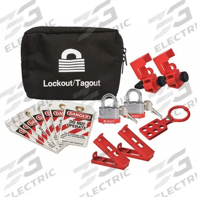 CONDOR Portable Lockout Kit: Keyed Different Padlocks (MPN 437R66) - Portable General Lockout Kits