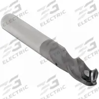 APPROVED VENDOR Ball End Mill: Carbide, AlTiN Coated, 3 Flute, 3/16" Mill Dia, 5/8" LOC, 2" OAL (MPN 222-001113)