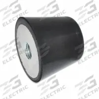 JW WINCO Vibration-Isolating Mount: Flat Conical, Buna-N, Male x Non-Threaded Style, M5 Thread Size (MPN 253-19-M5-55). Key specifications — Isolator Body Material: Buna-N.
