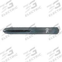 OSG Straight Flute Tap: 1/2"-13 UNC, 2B+, 4 Flute, Bottoming Chamfer, High Speed Steel (MPN 1009400)