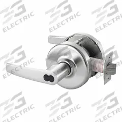 CORBIN Door Lockset: Storeroom Lever Locksets, Chrome, ADA Compliant, LFIC (MPN CLX3357 AZD 626 CL6). Key specifications — Ligature Resistance: Not Ligature-Resistant; Brand: CORBIN; Lockset Function ANSI Code: F86; Visual Indicator Message: No Message; Lockset Style: Armstrong Lever; ADA Compliant: Yes; Finish: Satin Chromium-Plated.