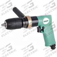 SPEEDAIRE Air-Powered Drill: 1/2 in Chuck, Medium Duty, 800 RPM, 0.5 hp, Keyless, Reversible (MPN 21AA75). Key specifications — attr1320790: SPEEDAIRE.