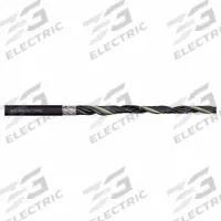CHAINFLEX Control Cable: 18 AWG, 12 Conductors, Order by the Foot, PUR Jacket, 600 V (MPN CF891-07-12). Key specifications — Conductor Material: Copper; Conductor Configuration: Single; Minimum Bend Radius Factor - Fixed: 7 x OD; Minimum Bend Radius Factor - Flexible: 10 x OD; Includes Ground: Yes; Minimum Bend Radius Factor - E-Chain: 12.5 x OD; Resistance Properties: UV/Sunlight Resistant; Standards: CEI 20-35.
