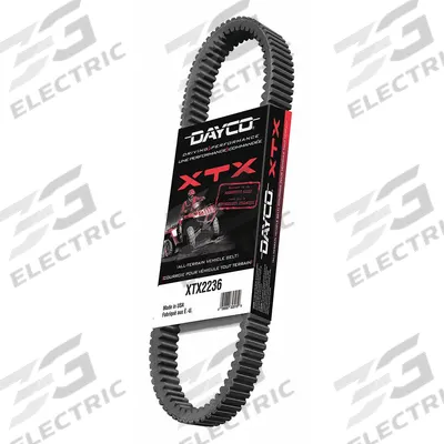 DAYCO Automotive Drive Belt: V-Belt, XTX, Cogged Belt, 28° Angle, 5/8 in Thick - XTX Series Cogged V-Belts