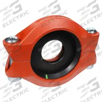 GRUVLOK Clamp Coupling: 3 in x 2 1/2 in, EPDM Seal, 500 psi, Ductile Iron, Bolted, 7 1/8 in Lg (MPN 0390111680). Key specifications — Maximum Operating Pressure: 500 psi; Brand: GRUVLOK.