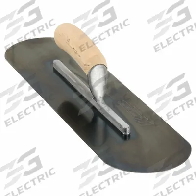 KRAFT TOOL Pool Trowel: Blade Material Blue Steel, Blade Shape Round, 5 in Blade Wd - Swimming Pool Trowels