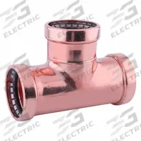 APPROVED VENDOR Crimp Tee Fitting: Tee, 3 in CTS x 3 in CTS x 3 in CTS size, Rolled Center Stop (MPN 816Z02). Key specifications — Brand: APPROVED VENDOR; Broad - Material for Bullet: Copper Or Bronze; Brand - Broad: APPROVED VENDOR.