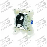 GRACO Diaphragm Pump: PVDF Body, 1/2 in, NPT Connection, 15 gpm, Not Specified Diaphragm, PTFE Valve (MPN D55A11). Key specifications — Brand: GRACO; Seat Material: PVDF; Check Valve Material: PTFE; Diaphragm Material: Not Specified.