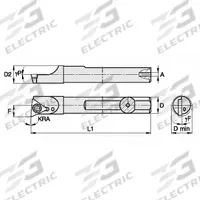 WIDIA Indexable Boring Bar: FSBI25045R (MPN 2830358). Key specifications — attr257292: FSBI25045R.