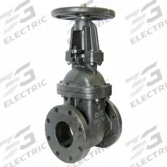 MILWAUKEE VALVE Gate Valve: 8 in Nominal Valve Size, Cast Iron, Outside Screw and Yoke (OS&Y), Wheel (MPN 2885-M 8). Key specifications — Wedge Material: Cast Iron; Brand: MILWAUKEE VALVE; Bonnet Material: Cast Iron.