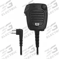 TITAN Speaker Microphone: Fits Motorola, 3.5 mm Jack, 24 in Cord, Push To Talk, Noise Cancelling (MPN JD-7003). Key specifications — Compatible Radio Series: CP200d; Color: Black; Radio Connector Type: 2-Pin; Brand: TITAN; Manufacturer Part Number: JD-7003; Push To Talk: Yes.