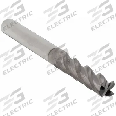 APPROVED VENDOR Square End Mill: Carbide, TiCN Coated, 4 Flute, 5/16" Mill Dia, 1-1/8" LOC - General Purpose Carbide Square End Mills