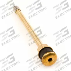 HALTEC Truck/Bus Tire Valve: Tire Valve, Clamp-In, 180° Valve Stem Angle, Straight, Buses/Trucks (MPN TV-574A). Key specifications — Valve Type: Clamp-In; Thread Size: 0.305-32; Valve Shape: Straight; Color: Brass; Product Type: Tire Valve; Compatible Vehicle Type: Buses; Material: Metal; Brand: HALTEC.