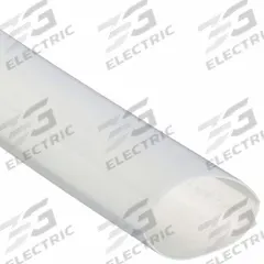 3M Heat Shrink Tubing: 0.5 in I.D. Before Shrinking, 0.25 in I.D. After Shrinking, 4 ft Lg, 100 PK (MPN FP-301-1/2-Clear-4'-Bulk). Key specifications — Color: Clear; Brand: 3M.