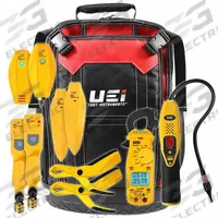UEI TEST INSTRUMENTS Digital Multimeter Clamp On Kit: Refrigerant Leak Detectors, CAT III 600V, IP42 (MPN 510KIT). Key specifications — Clamp Meter Instrument Count: 6000; Brand: UEI TEST INSTRUMENTS.