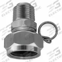 SANI-LAV Swivel Nozzle and Hose Adapter: Stainless Steel, Stainless, 1 7/8 in Overall Lg, GHT (MPN N11S). Key specifications — Inlet Connection Type: GHT; Brand: SANI-LAV; Color/Finish: Stainless; Includes: Trigger Lock Ring; Material: Stainless Steel; Product Type: Hose Swivel Adapter.