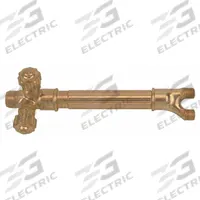 TURBOTORCH Torch Handle: 6 in Lg, 103-01FP Series (MPN 0386-0311). Key specifications — Manufacturer Part Number: 0386-0311; Inlet Connection Size: 3/8"-24; Brand: TURBOTORCH.