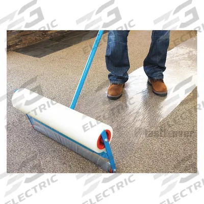 PLASTICOVER Carpet Film Applicator: 4 ft_24 in_36 in Overall Wd, Steel - Carpet Film Applicators