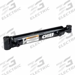 CHIEF Welded Hydraulic Cylinder: 2.5 in Bore Dia., 24 in Stroke Lg, 32 in Retracted Lg, 14,725 lb (MPN 212696). Key specifications — attr95618: Double Acting; attr98893: CHIEF.